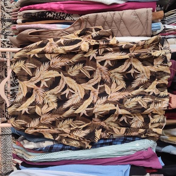 NWT PLUS SIZE BOHO FEATHER PRINT TUNIC TOP BY ARNA YORK SIZE 18 - Picture 4 of 7